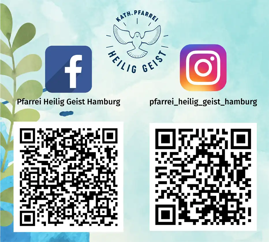 Social Media Pfarrei Heilig Geist Hamburg Facebook und Instagram