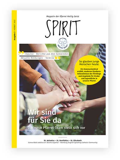 Pfarrmagazin SPIRIT in der 3. Ausgabe erschienen