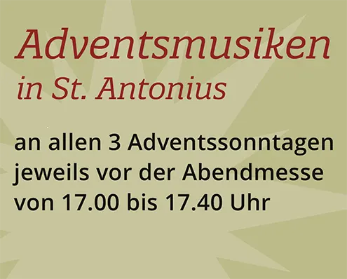 Adventsmusiken in St. Antonius