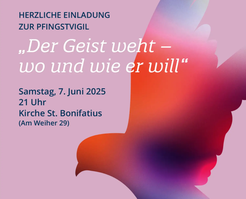 Pfingstvigil 2025 in der katholischen Pfarrei Helig Geist in Hamburg
