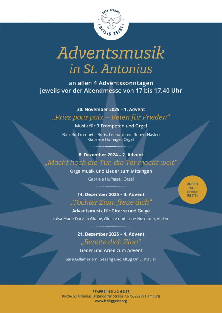 Adventsmusiken in St. Antonius 2025