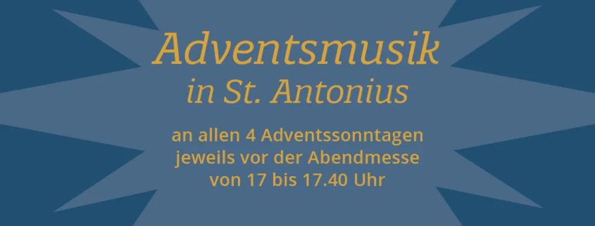 Adventsmusiken in St. Antonius 2025