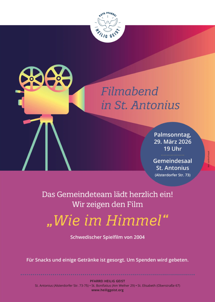 "Wie im Himmel" – Filmabend in St. Antonius