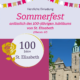 Einladung zum Sommerfest der katholischen Gemeinde St. Elisabeth, Hamburg-Harvestehude am 19. September 2026 anlässlich des 100-jährigen Jubiläums der Gemeinde