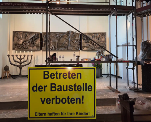 Katholische Kirche St. Elisabeth Hamburg Harvestehude wegen renovierungsarbeiten im September 2026 geschlossen.
